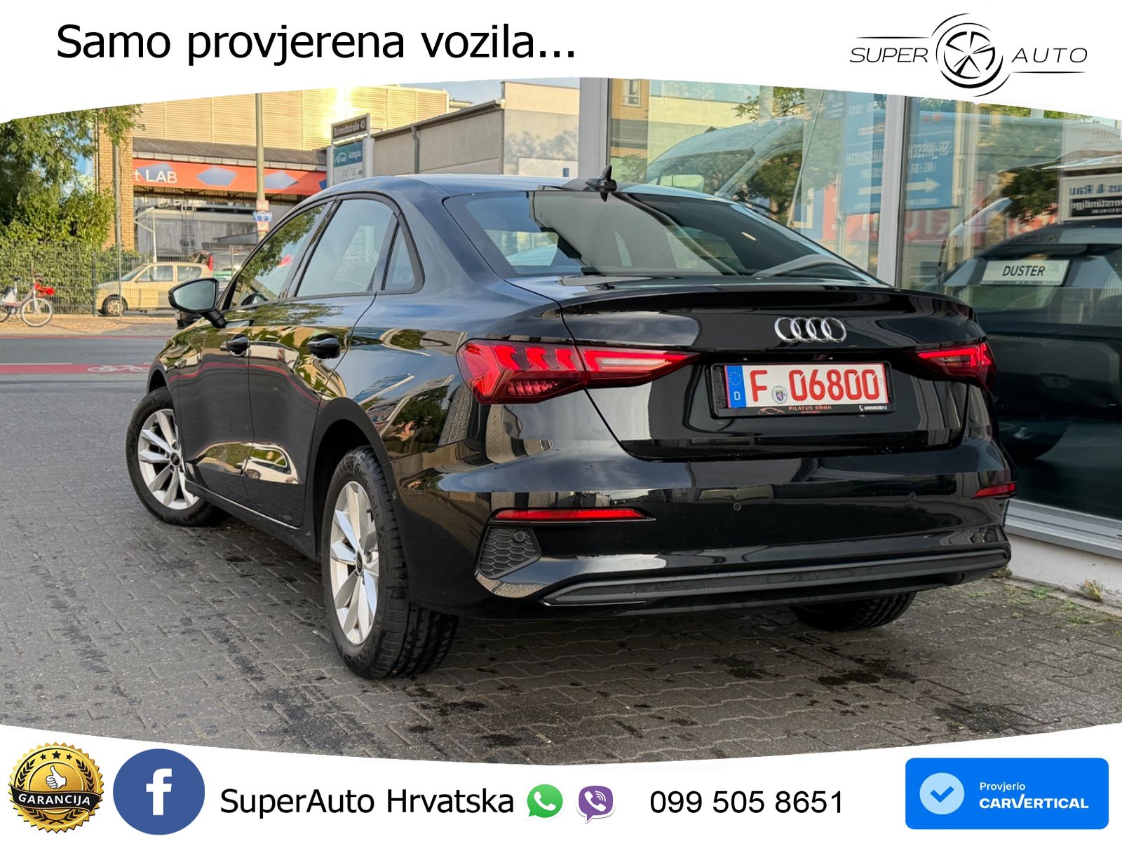 Audi A3 Limuzina 35 TDI (150 KS) S tronic LED+GR SJED+ACC