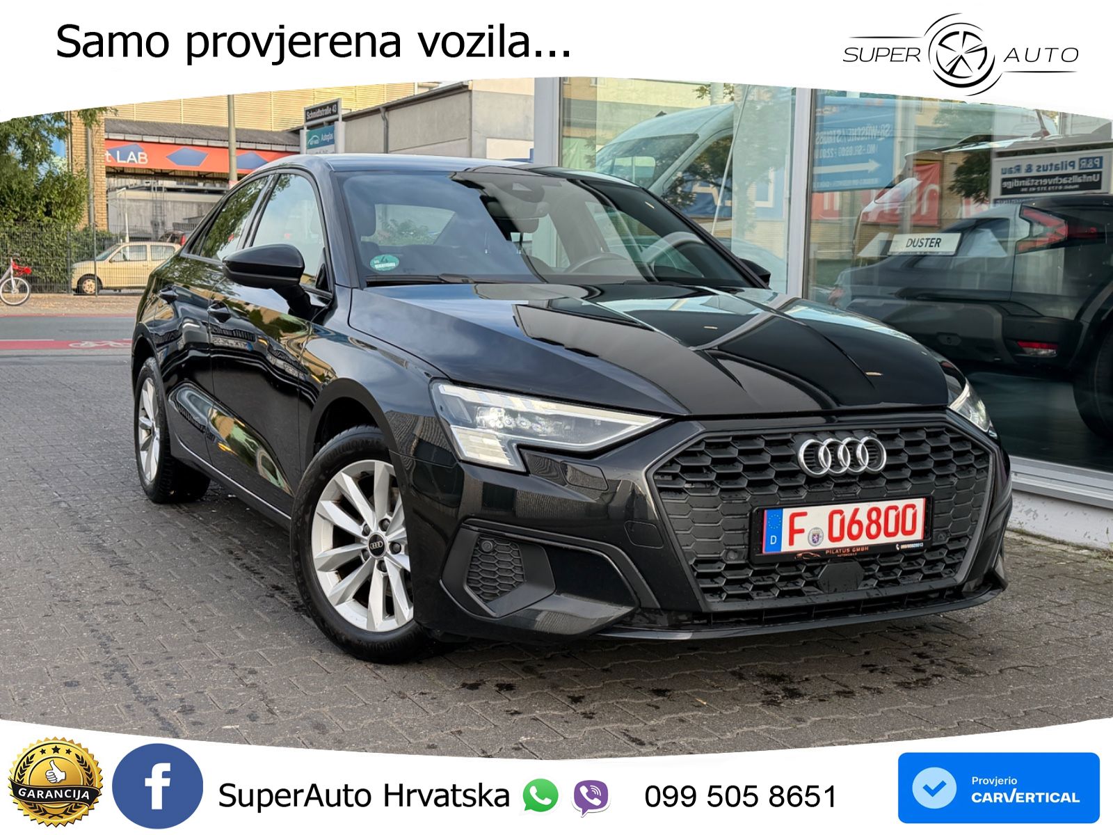 Audi A3 Limuzina 35 TDI (150 KS) S tronic LED+GR SJED+ACC