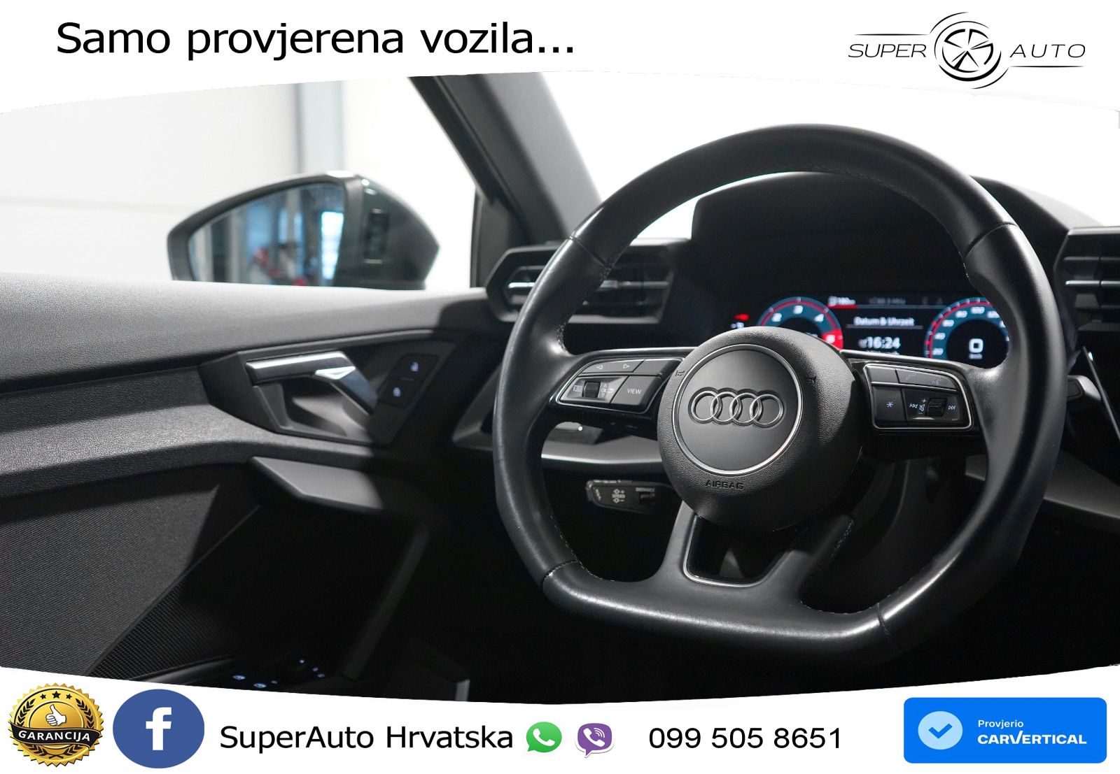 Audi A3 35 TDI (150 KS) S tronic LED+GR SJED+ACC
