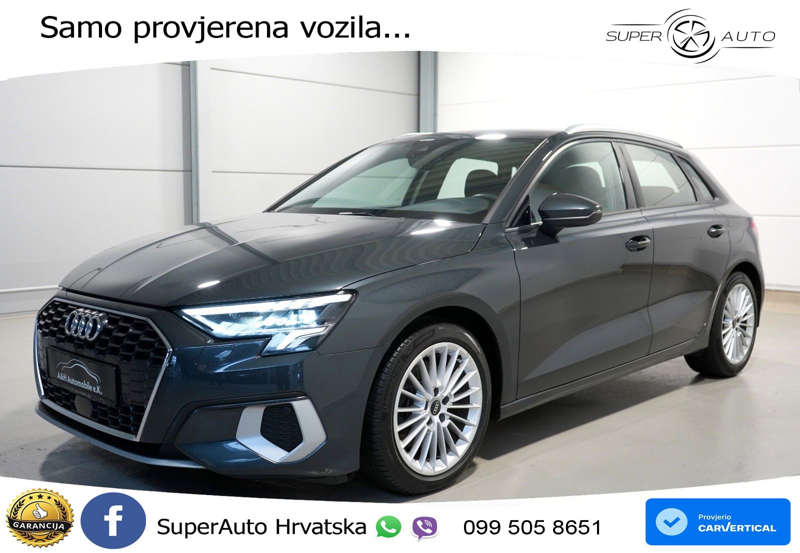 Audi A3 35 TDI (150 KS) S tronic LED+GR SJED+ACC