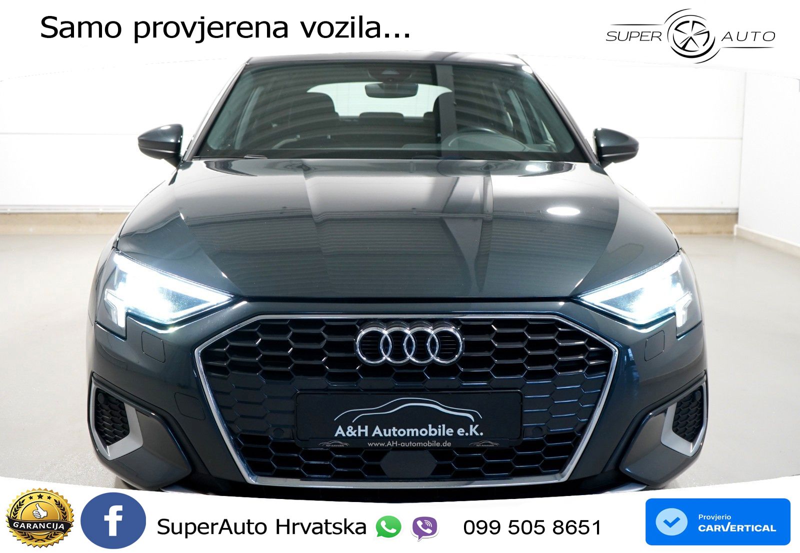 Audi A3 35 TDI (150 KS) S tronic LED+GR SJED+ACC