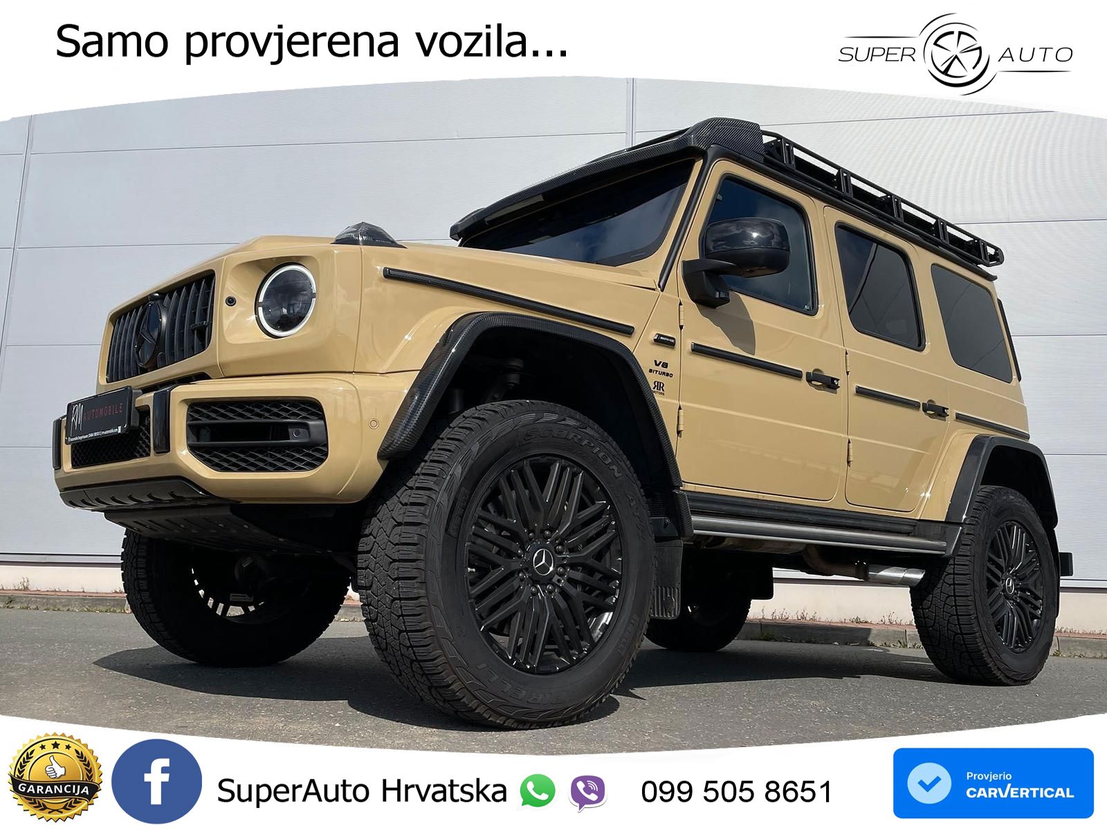 Mercedes AMG G 63 Long V8 (585 KS) 4MATIC 9G-TRONIC AMG SPEEDSHIFT PLUS
