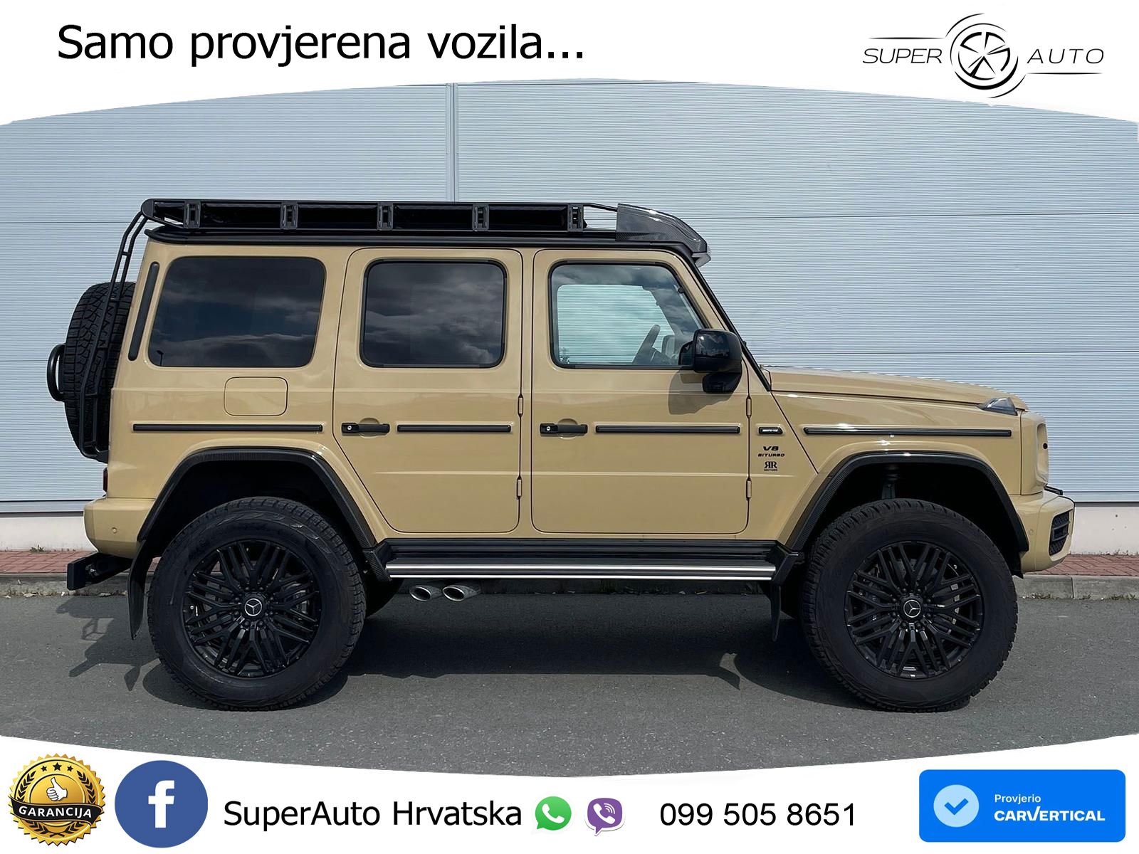 Mercedes AMG G 63 Long V8 (585 KS) 4MATIC 9G-TRONIC AMG SPEEDSHIFT PLUS