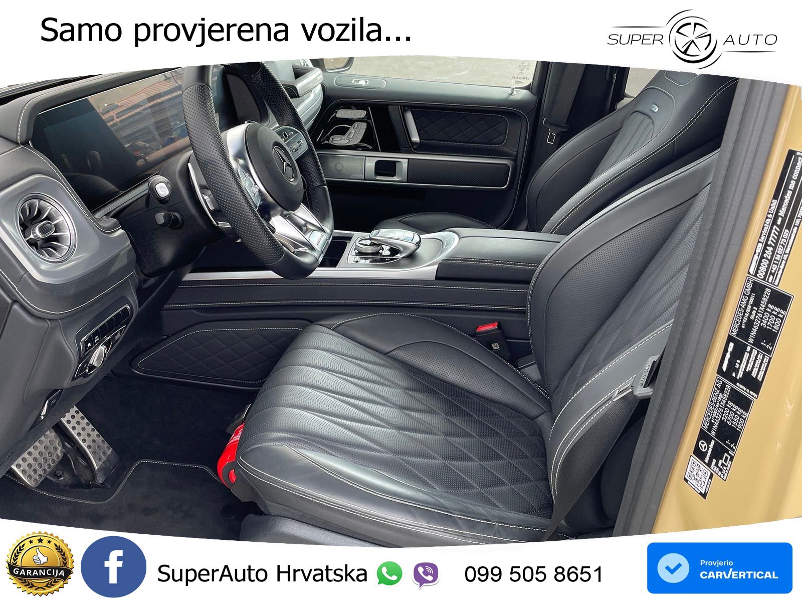 Mercedes AMG G 63 Long V8 (585 KS) 4MATIC 9G-TRONIC AMG SPEEDSHIFT PLUS