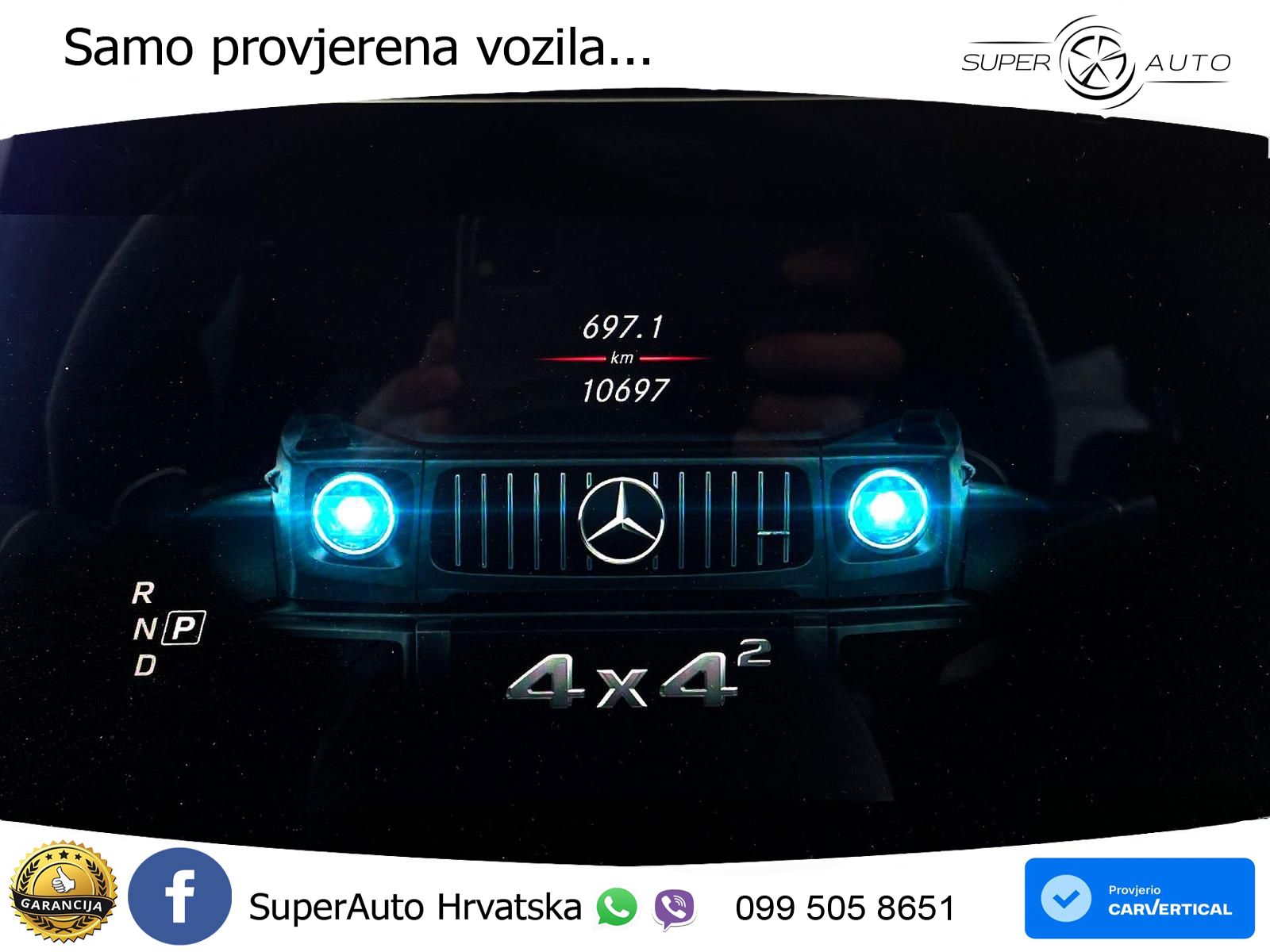 Mercedes AMG G 63 Long V8 (585 KS) 4MATIC 9G-TRONIC AMG SPEEDSHIFT PLUS