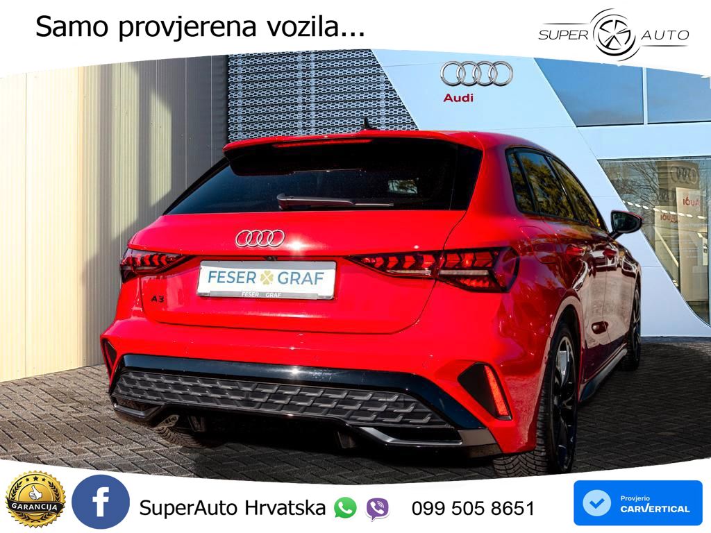Audi A3 35 TFSI (150 KS) S tronic S line LED+GR SJED+ACC