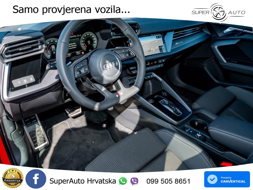 Audi A3 35 TFSI (150 KS) S tronic S line LED+GR SJED+ACC