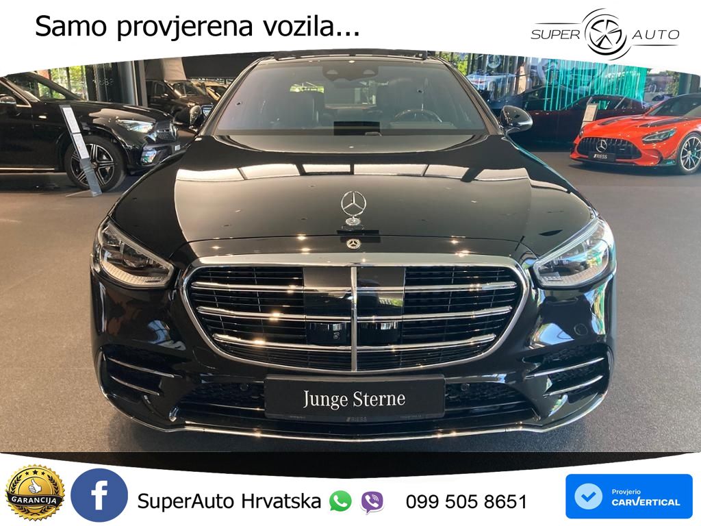 Mercedes S 500 (449 KS) EQ Boost 4MATIC 9G-TRONIC AMG ACC+HEAD+4xGR SJED+360+PANO