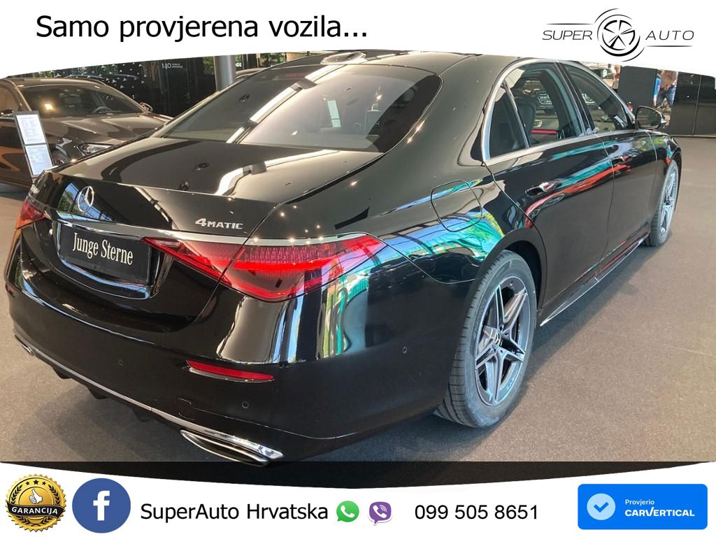 Mercedes S 500 (449 KS) EQ Boost 4MATIC 9G-TRONIC AMG ACC+HEAD+4xGR SJED+360+PANO