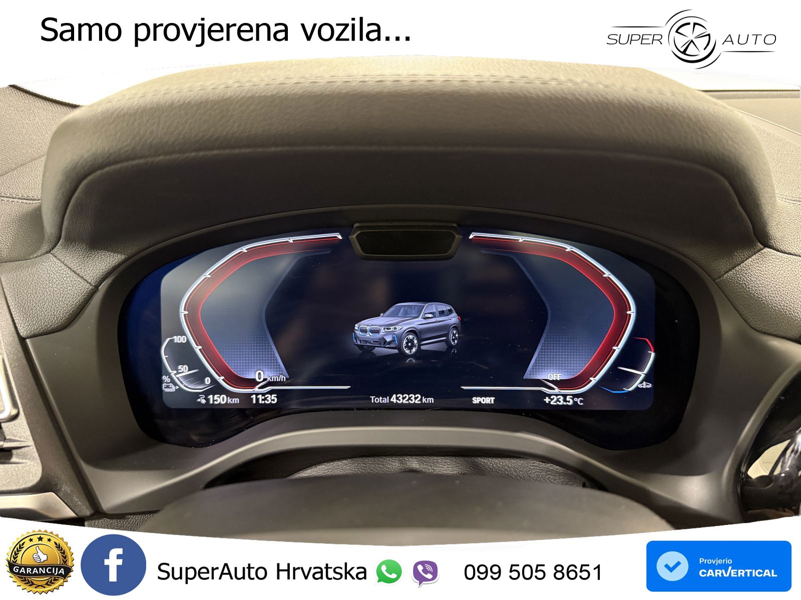 BMW iX3 80 kWh (286 KS)