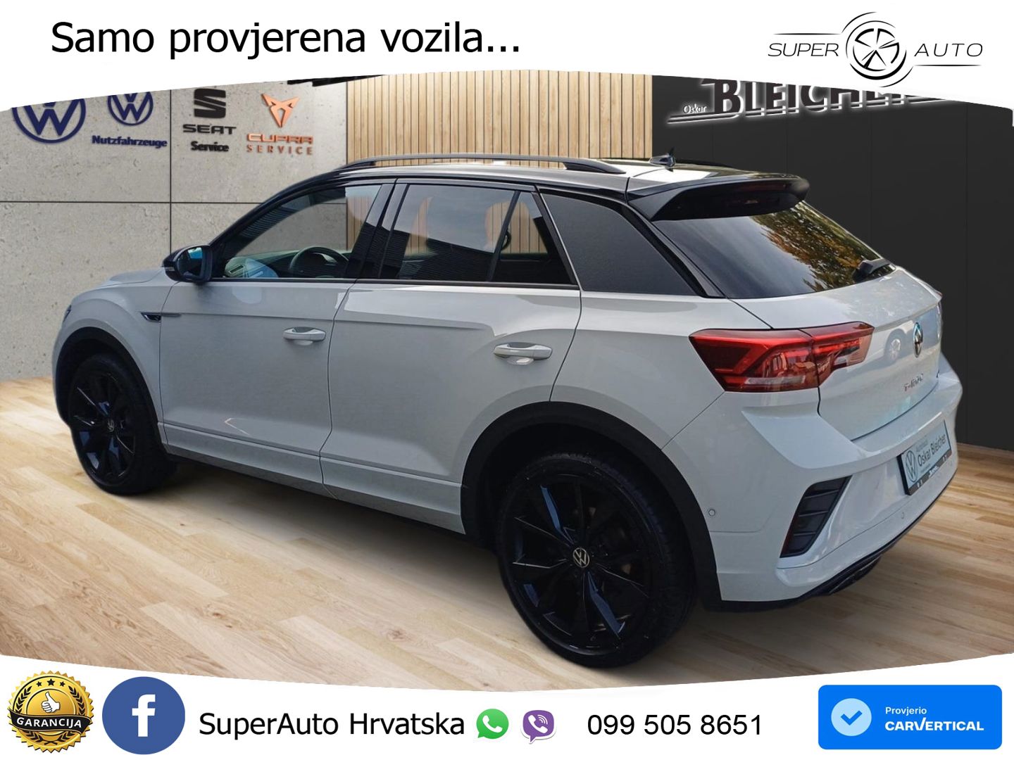 Volkswagen T-Roc 2.0 TSI (190 KS) 4M DSG R-Line LED+GR SJED+ACC