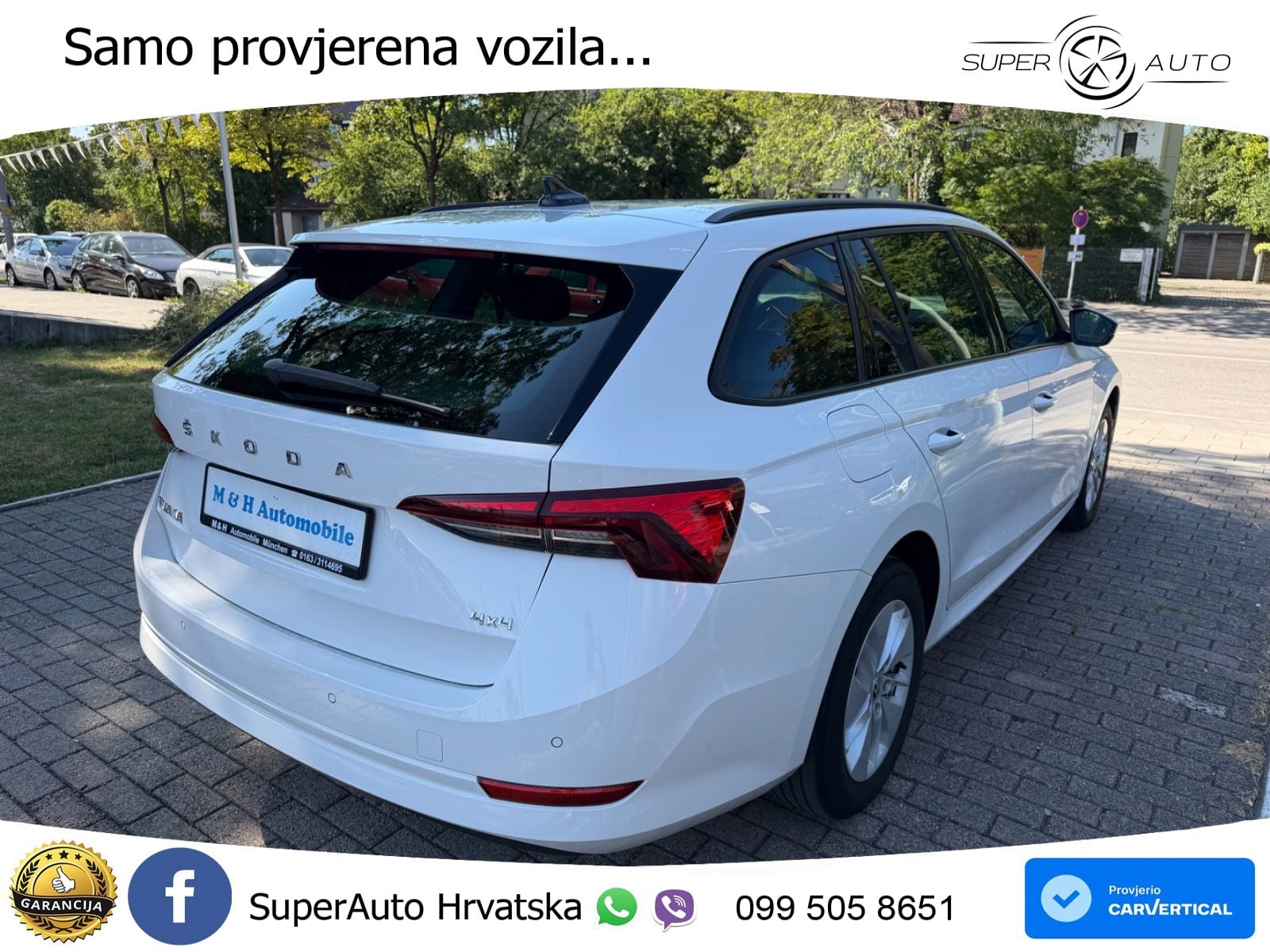 Škoda Octavia Combi 2.0 TDI (150 KS) 4x4 DSG LED+GR SJED+ACC