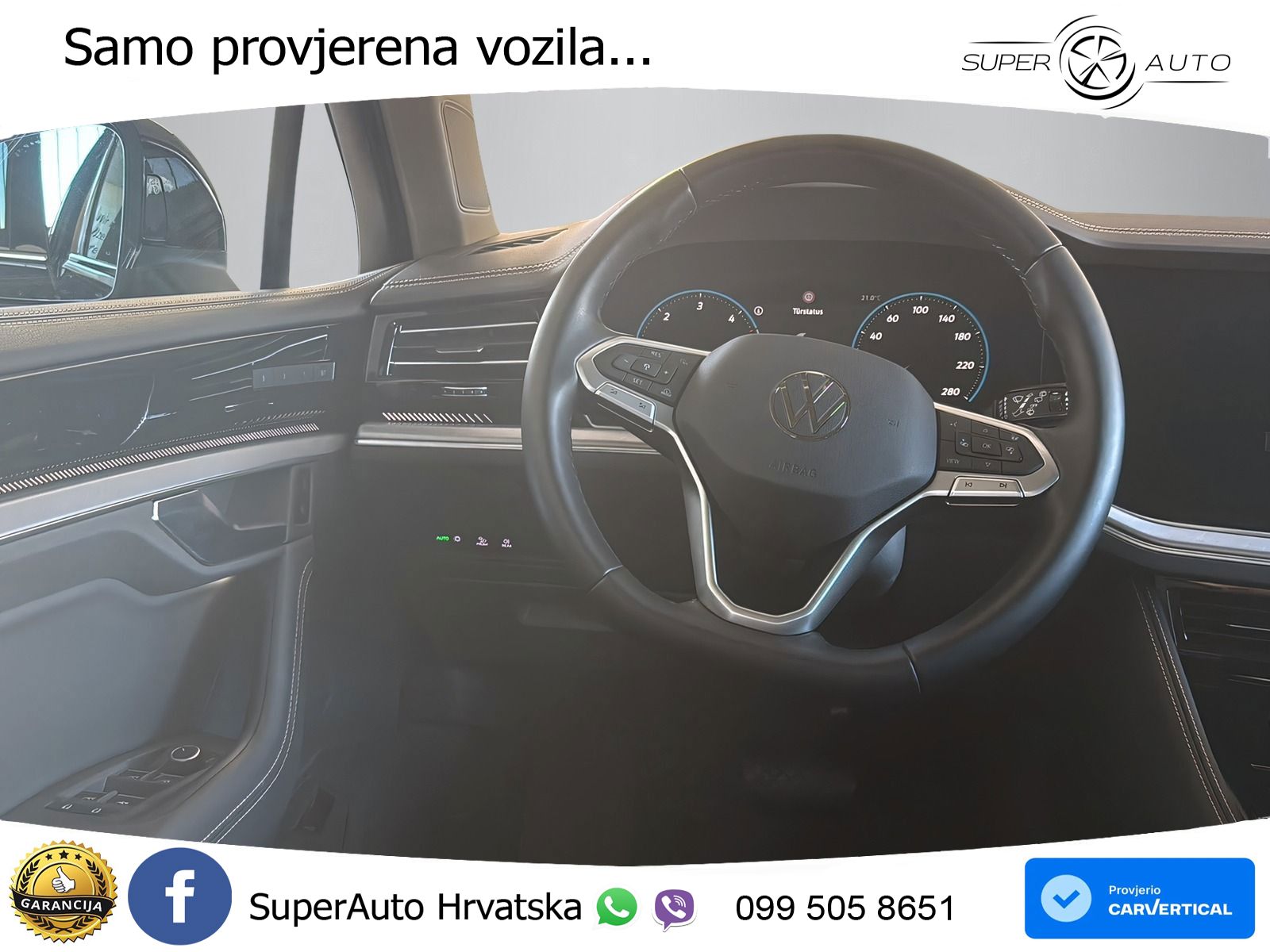 Volkswagen Touareg 3.0 V6 TDI (231 KS) 4MOTION Tiptronic ZRAČNI+ACC+GR SJED+KAM+PANO