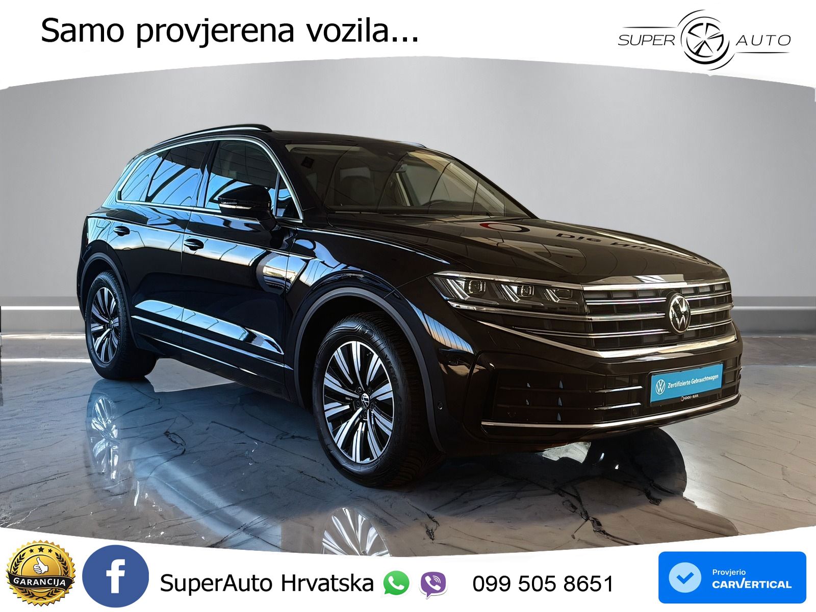 Volkswagen Touareg 3.0 V6 TDI (231 KS) 4MOTION Tiptronic ZRAČNI+ACC+GR SJED+KAM+PANO