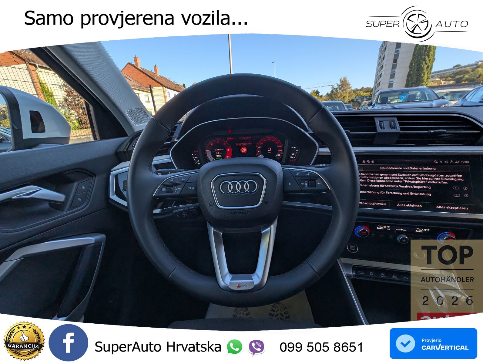Audi Q3 2.0 TDI (150 KS) S tronic S line LED+GR SJED+ACC