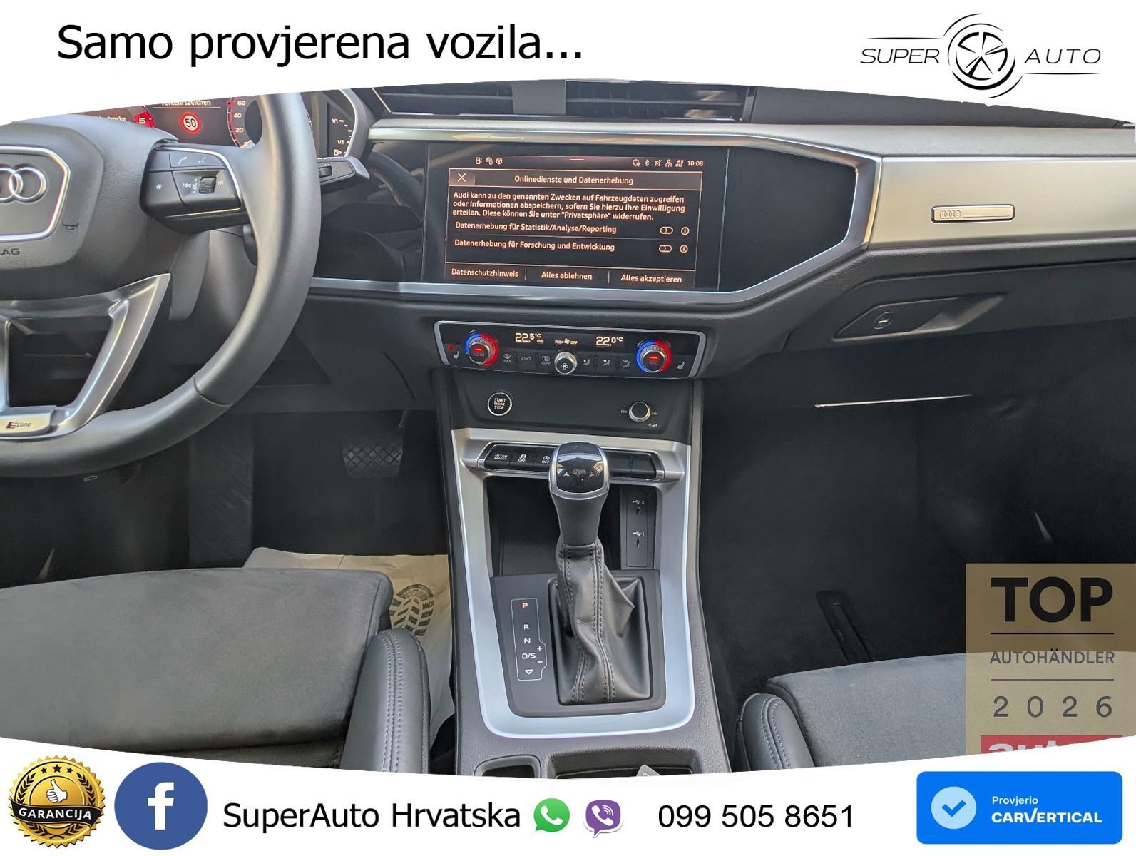 Audi Q3 2.0 TDI (150 KS) S tronic S line LED+GR SJED+ACC
