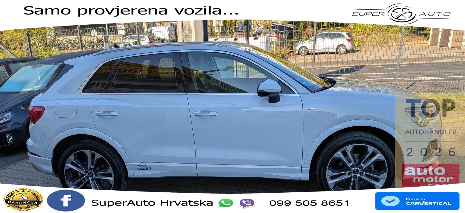 Audi Q3 2.0 TDI (150 KS) S tronic S line LED+GR SJED+ACC