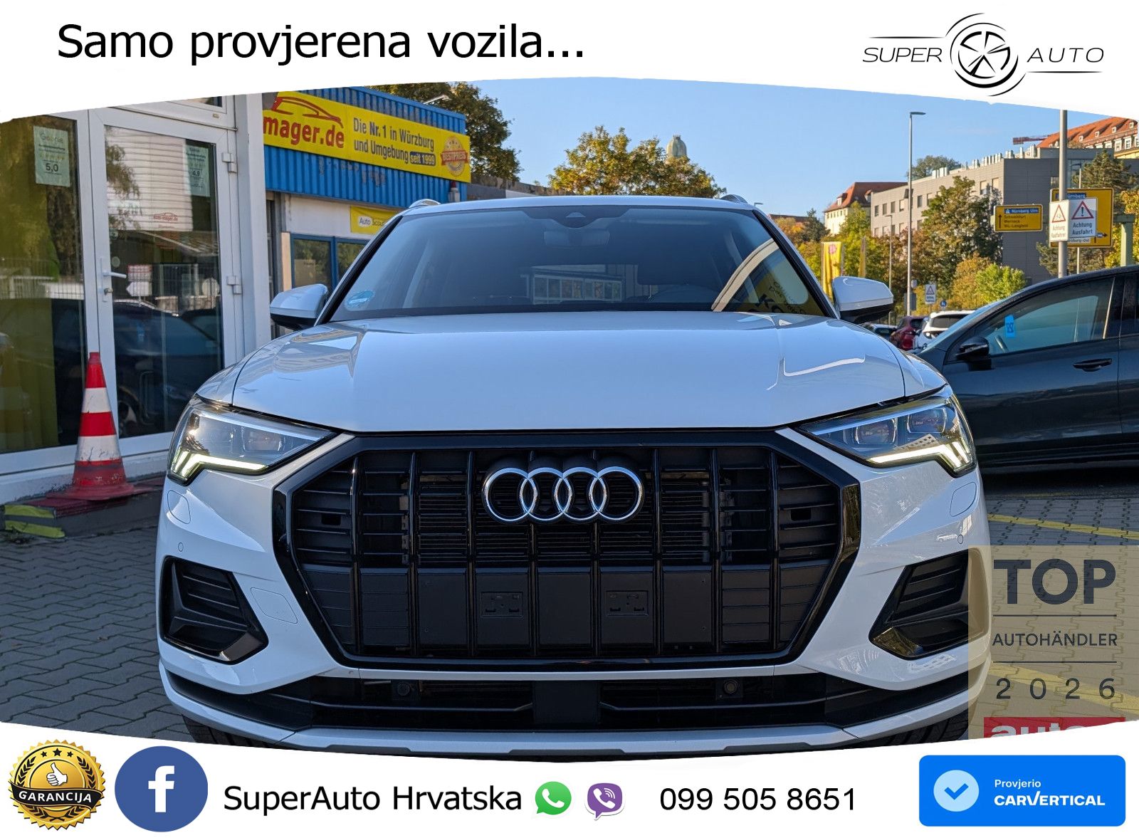 Audi Q3 2.0 TDI (150 KS) S tronic S line LED+GR SJED+ACC