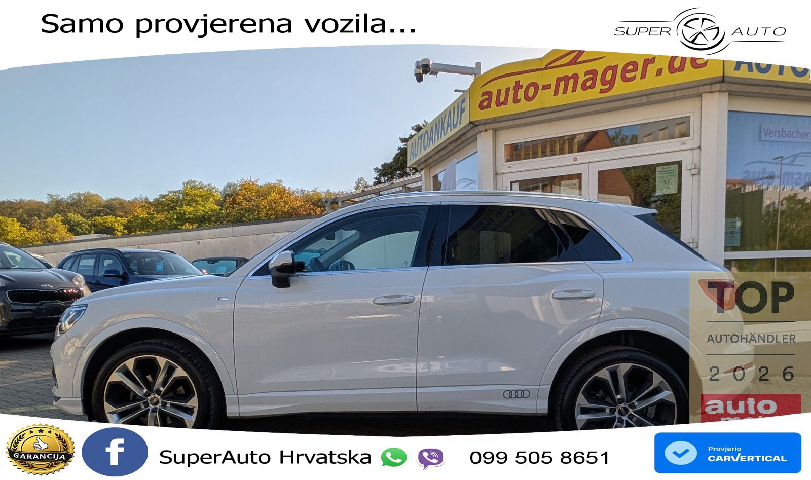 Audi Q3 2.0 TDI (150 KS) S tronic S line LED+GR SJED+ACC