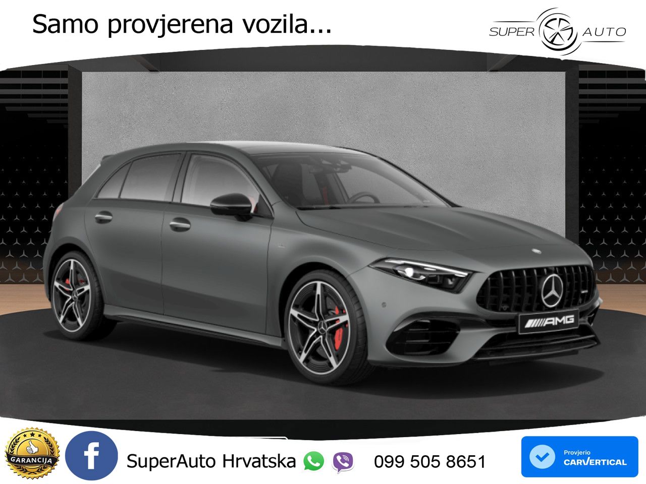 Mercedes-Benz AMG A 45 S 4MATIC+ AMG SPEEDSHIFT DCT 8G LED+GR SJED+ACC