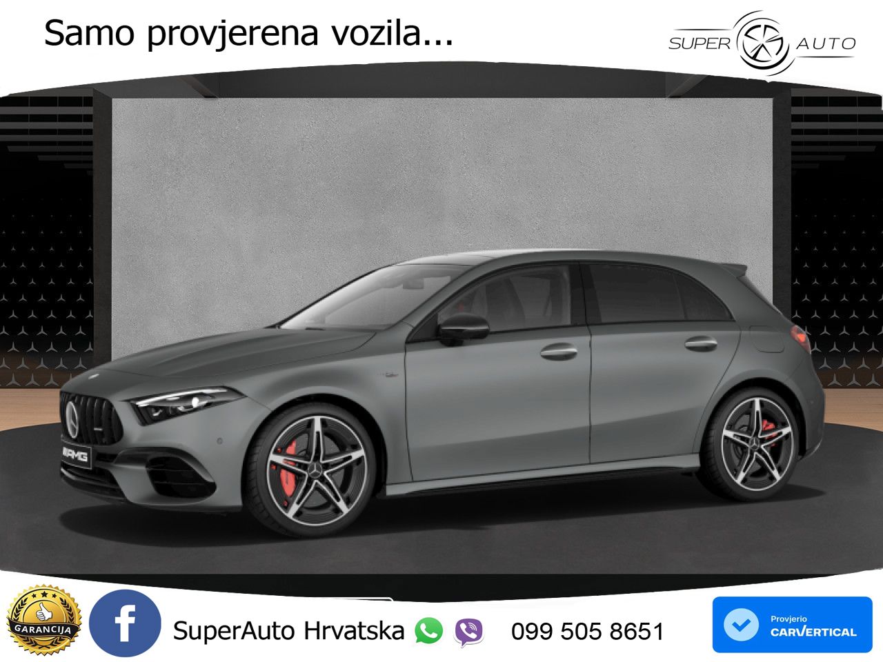 Mercedes-Benz AMG A 45 S 4MATIC+ AMG SPEEDSHIFT DCT 8G LED+GR SJED+ACC