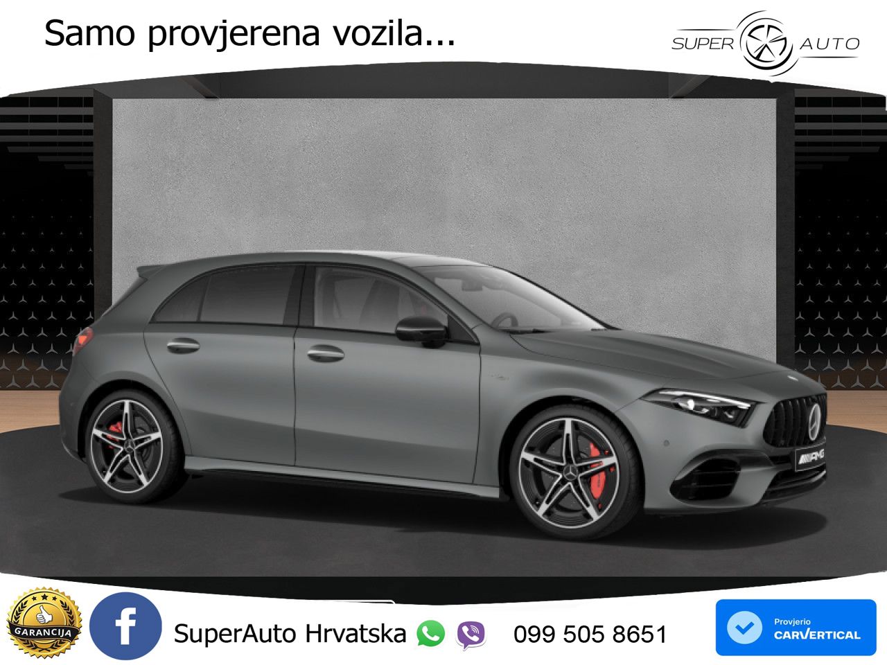 Mercedes-Benz AMG A 45 S 4MATIC+ AMG SPEEDSHIFT DCT 8G LED+GR SJED+ACC
