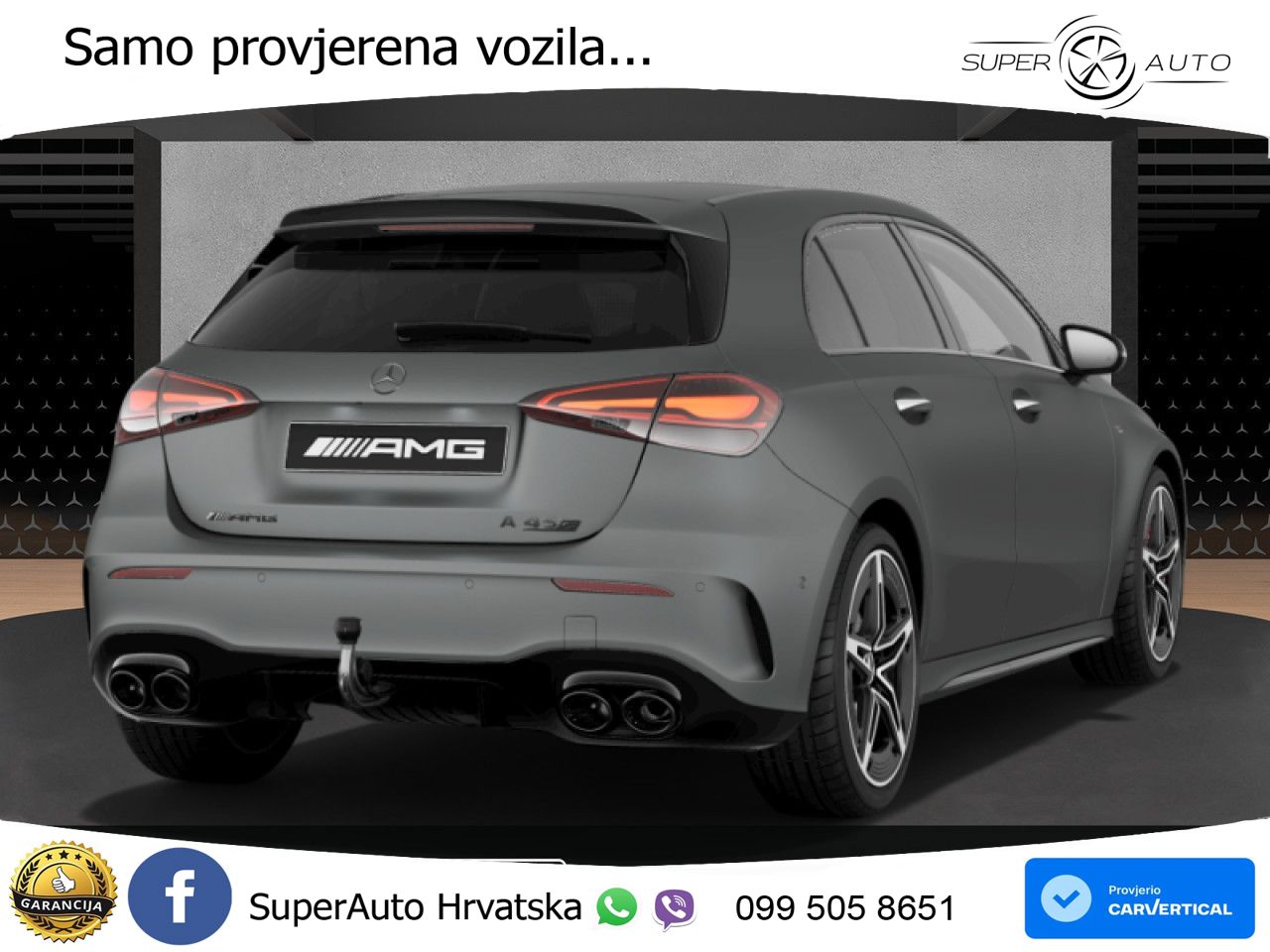 Mercedes-Benz AMG A 45 S 4MATIC+ AMG SPEEDSHIFT DCT 8G LED+GR SJED+ACC