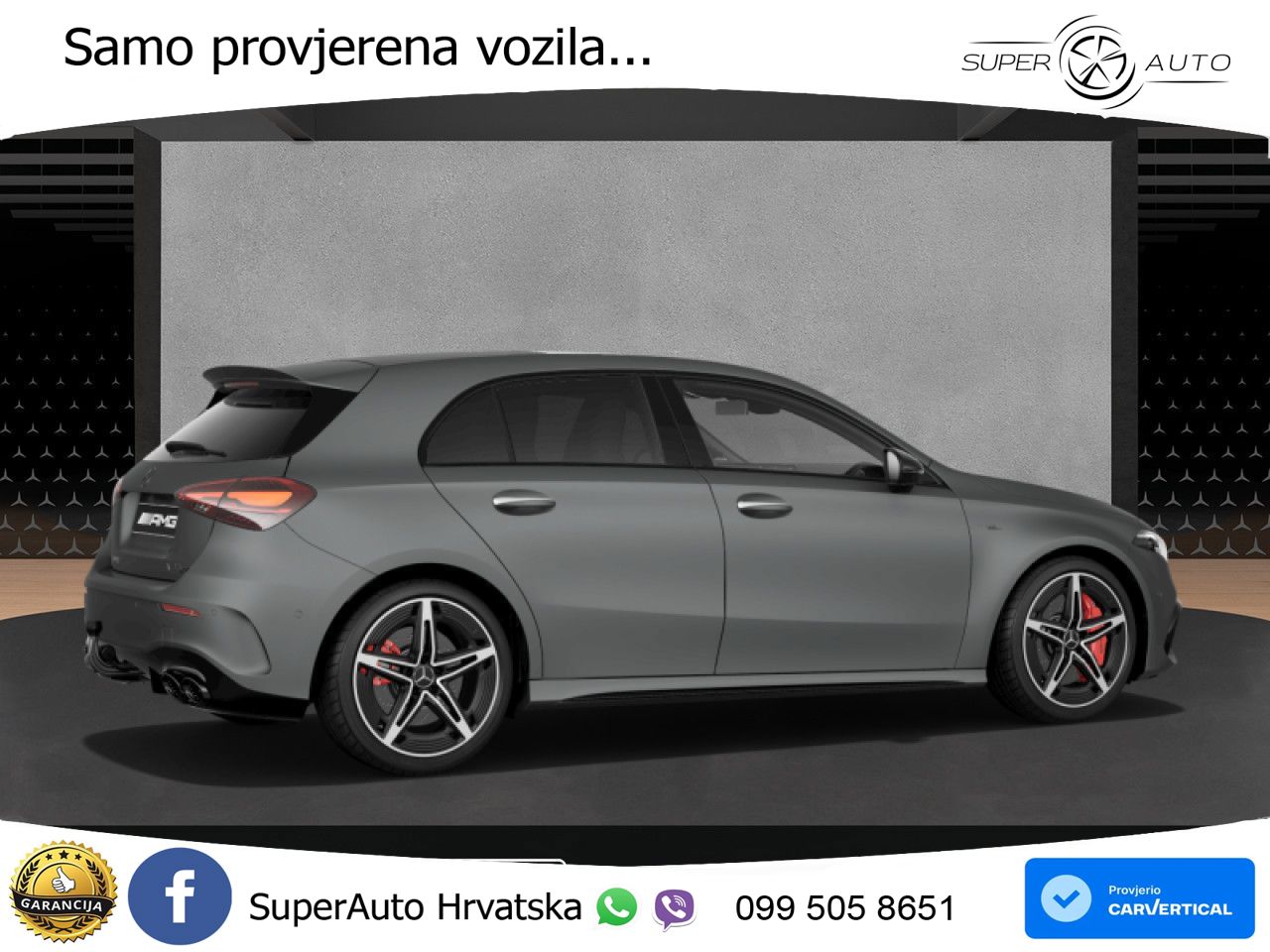 Mercedes-Benz AMG A 45 S 4MATIC+ AMG SPEEDSHIFT DCT 8G LED+GR SJED+ACC