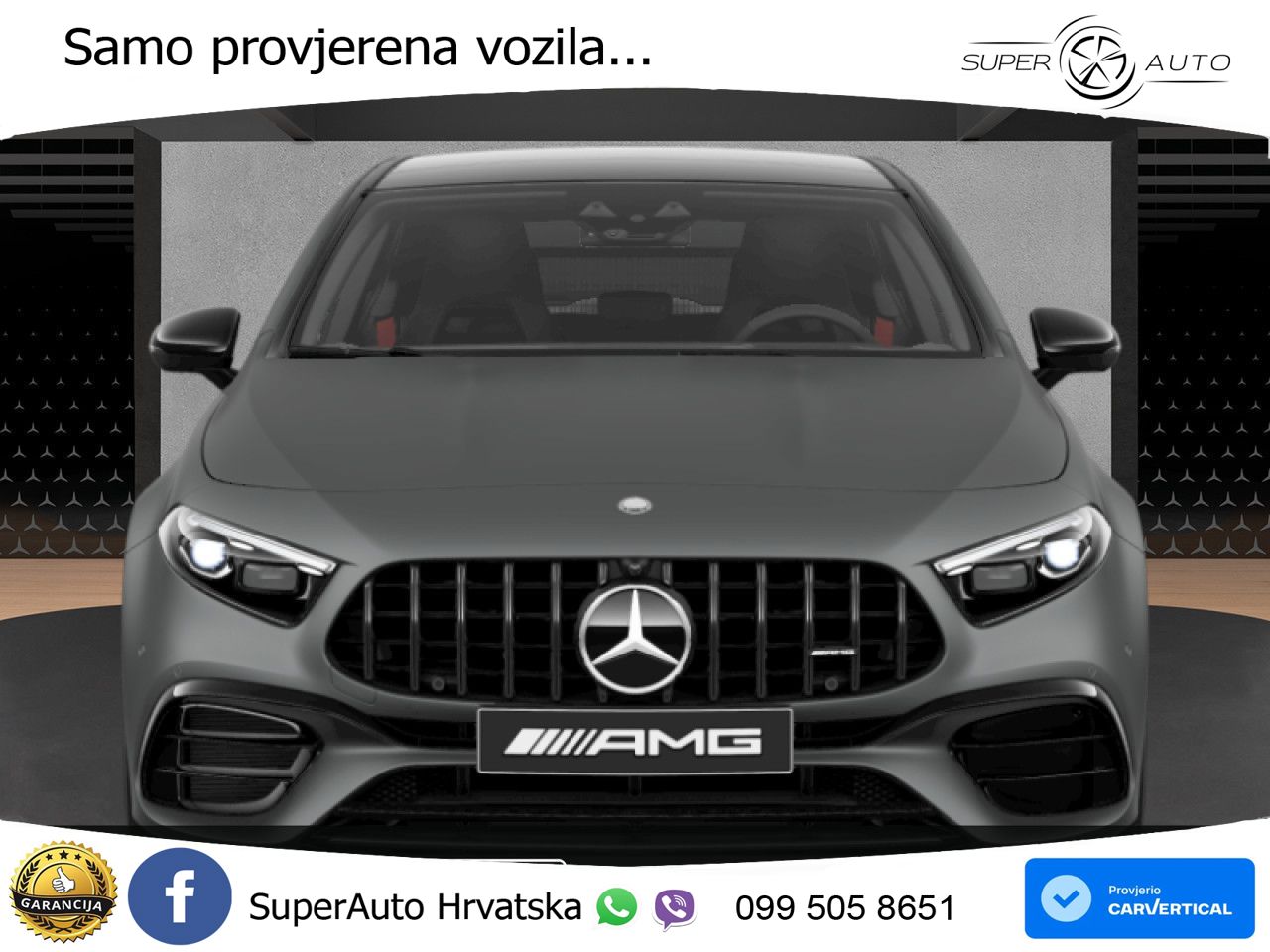 Mercedes-Benz AMG A 45 S 4MATIC+ AMG SPEEDSHIFT DCT 8G LED+GR SJED+ACC