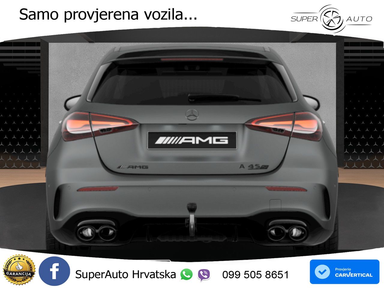 Mercedes-Benz AMG A 45 S 4MATIC+ AMG SPEEDSHIFT DCT 8G LED+GR SJED+ACC