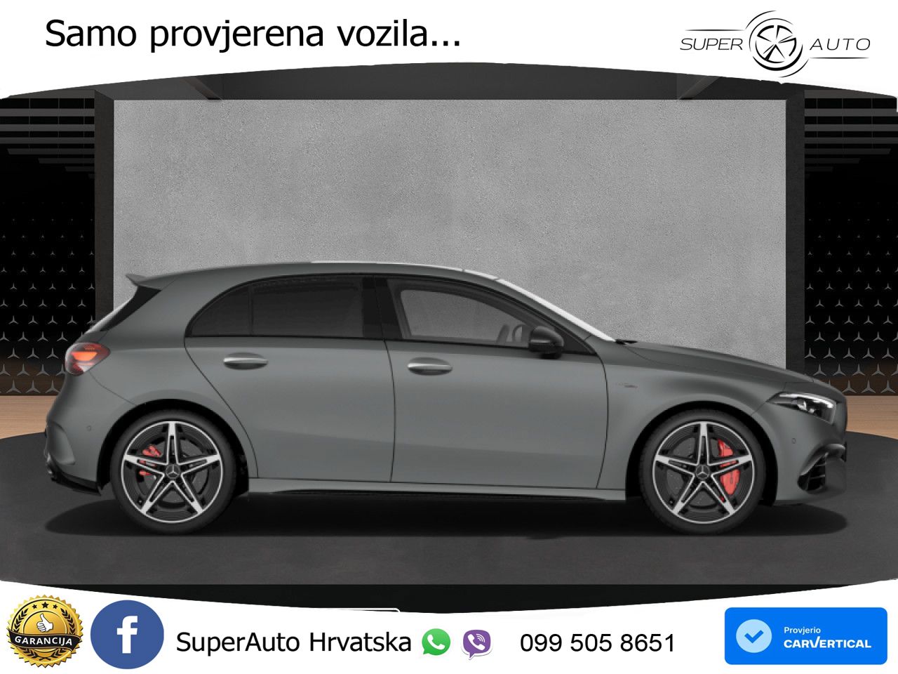 Mercedes-Benz AMG A 45 S 4MATIC+ AMG SPEEDSHIFT DCT 8G LED+GR SJED+ACC