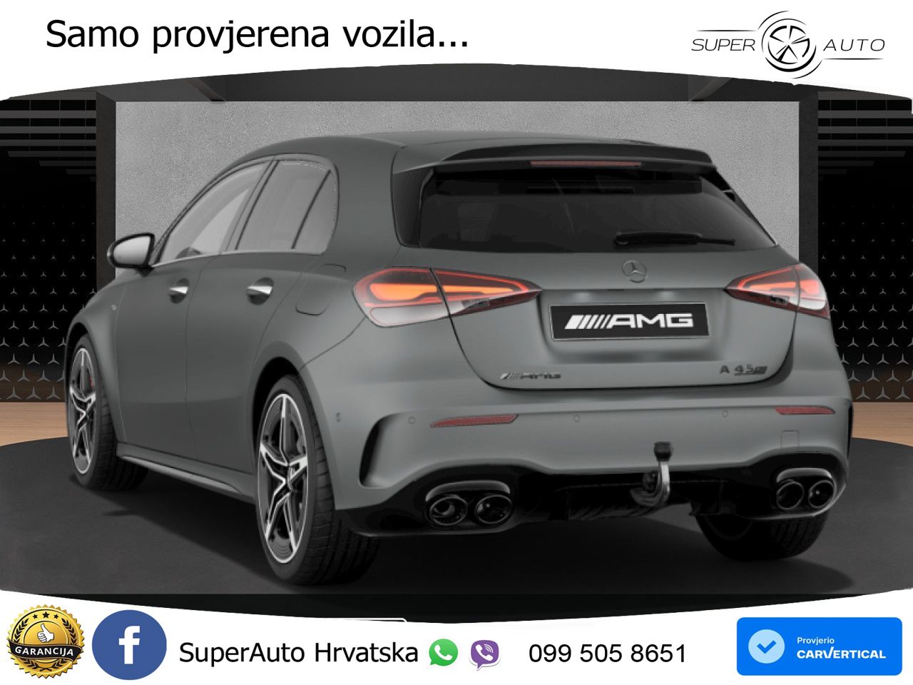 Mercedes-Benz AMG A 45 S 4MATIC+ AMG SPEEDSHIFT DCT 8G LED+GR SJED+ACC