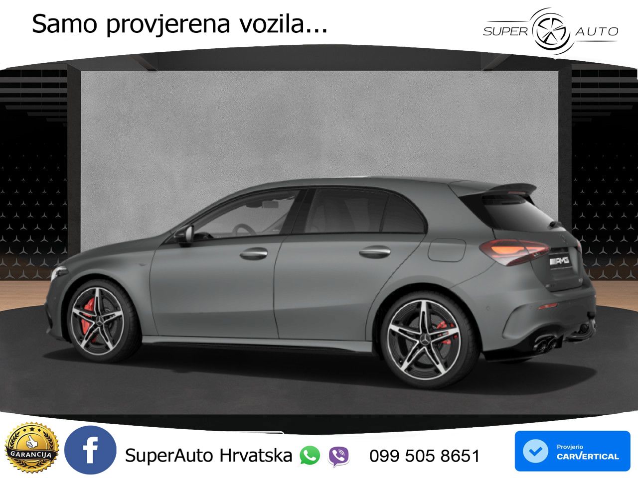 Mercedes-Benz AMG A 45 S 4MATIC+ AMG SPEEDSHIFT DCT 8G LED+GR SJED+ACC