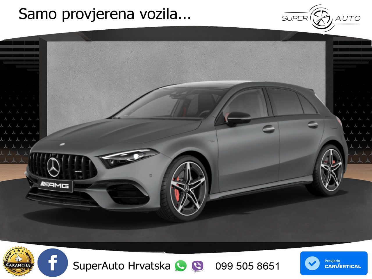Mercedes-Benz AMG A 45 S 4MATIC+ AMG SPEEDSHIFT DCT 8G LED+GR SJED+ACC
