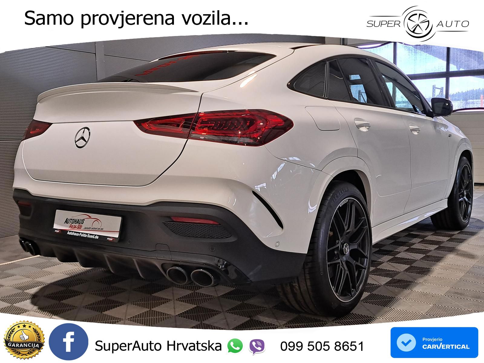 Mercedes AMG GLE Coupe 53 (435 KS) EQ Boost 4MATIC+ AMG SPEEDSHIFT TCT 9G ACC+HEAD+GR SJED+360+PANO