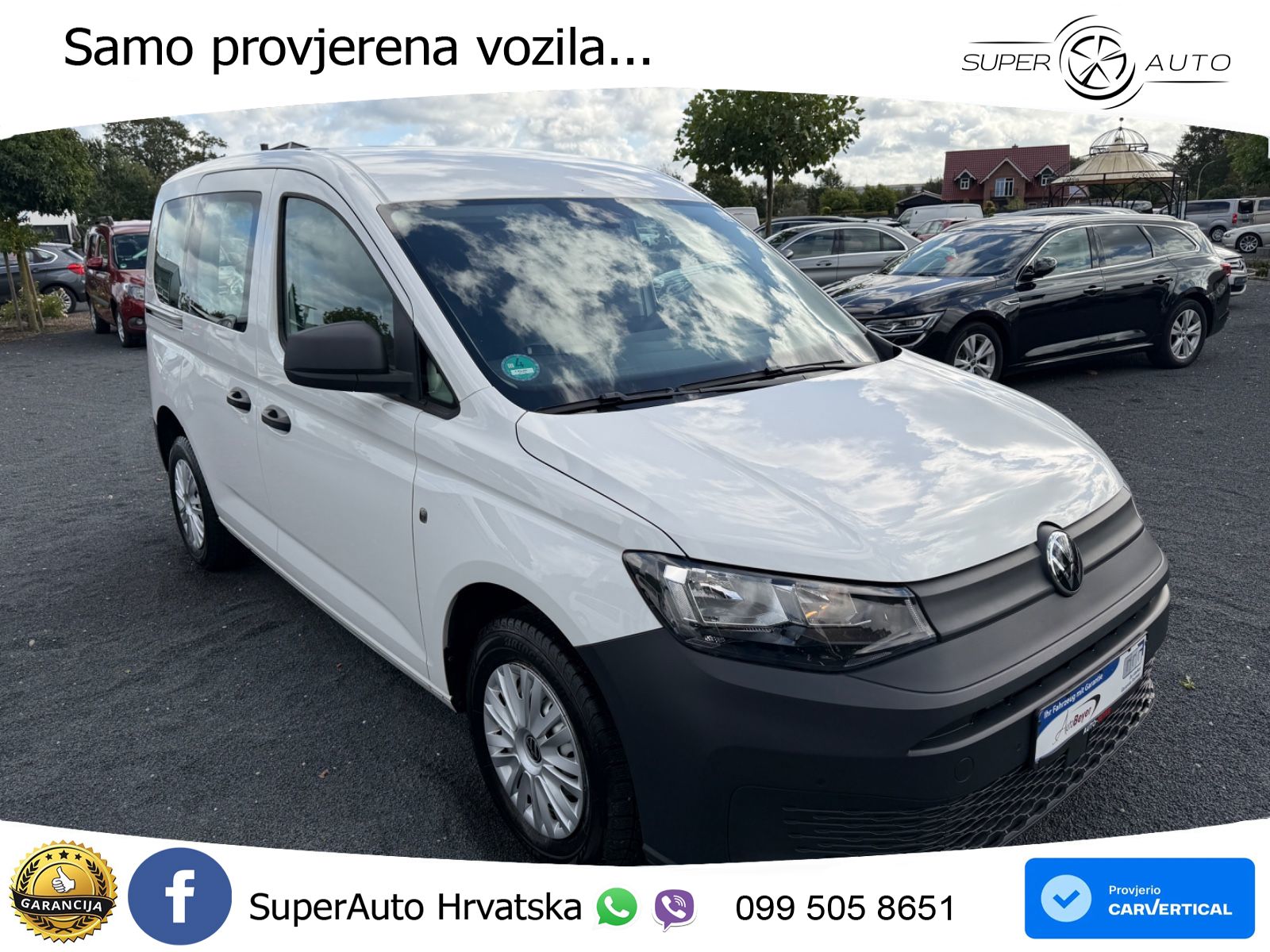 Volkswagen Caddy 2,0TDI Cargo  Navi Klimatr.  Sitzh. 1.Hand 102 KS