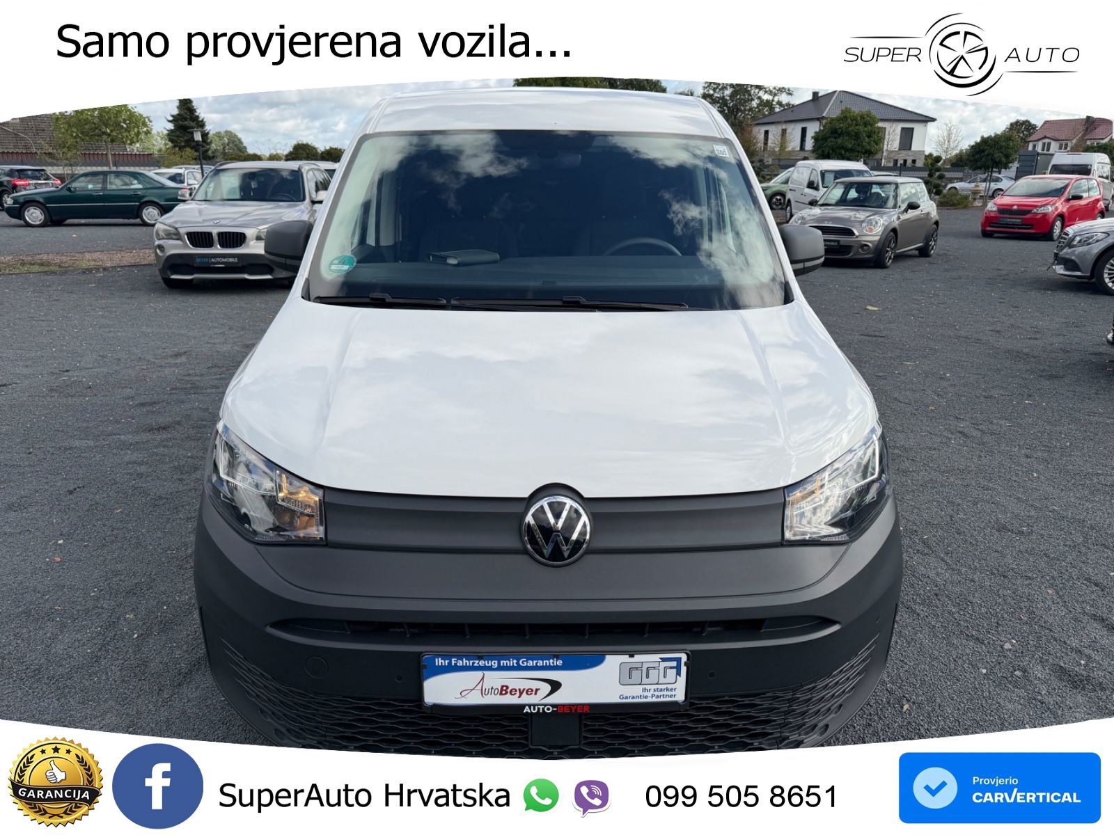 Volkswagen Caddy 2,0TDI Cargo  Navi Klimatr.  Sitzh. 1.Hand 102 KS