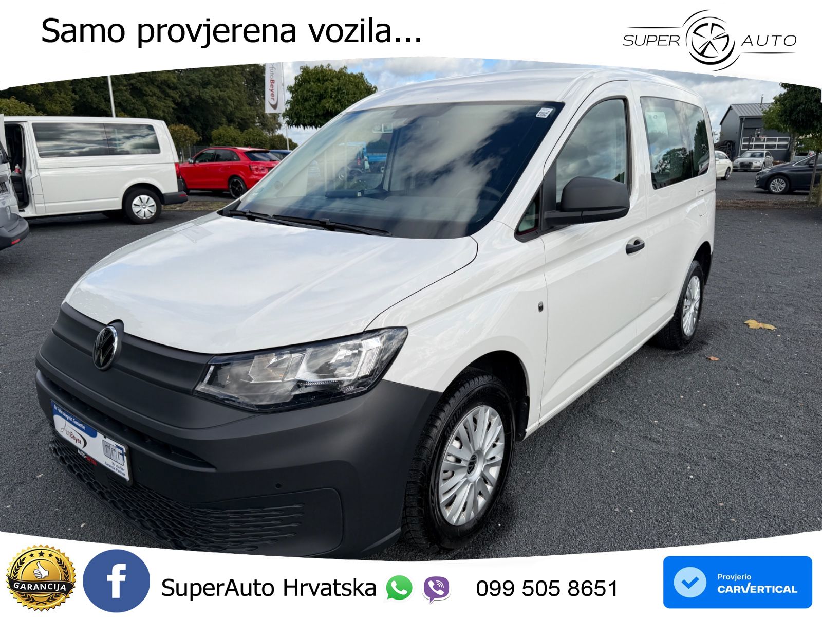 Volkswagen Caddy 2,0TDI Cargo  Navi Klimatr.  Sitzh. 1.Hand 102 KS