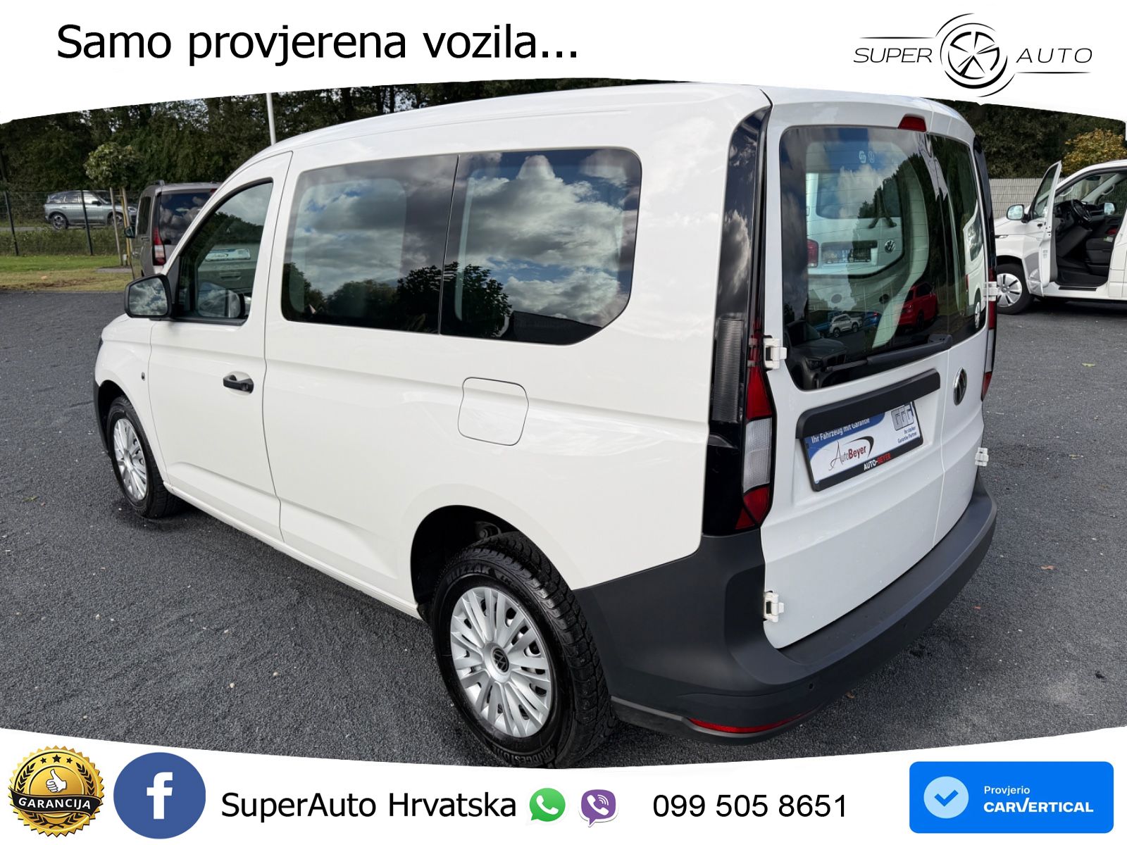 Volkswagen Caddy 2,0TDI Cargo  Navi Klimatr.  Sitzh. 1.Hand 102 KS