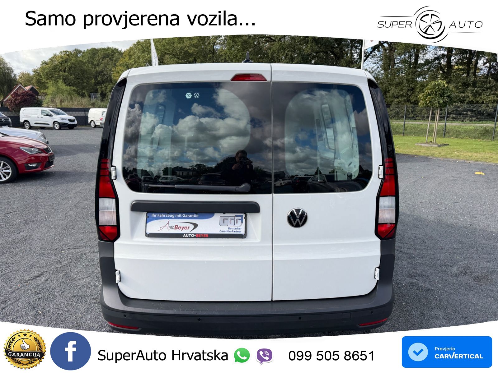 Volkswagen Caddy 2,0TDI Cargo  Navi Klimatr.  Sitzh. 1.Hand 102 KS