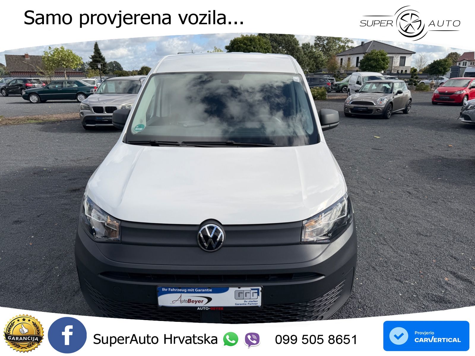 Volkswagen Caddy 2,0TDI Cargo  Navi Klimatr.  Sitzh. 1.Hand 102 KS