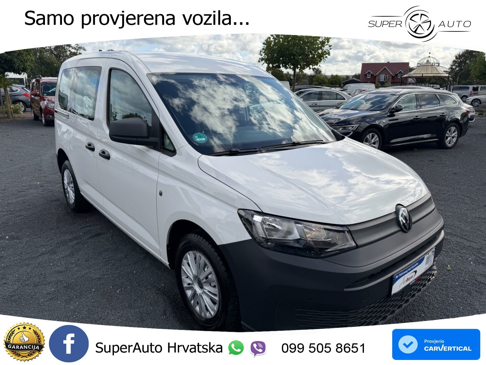 Volkswagen Caddy 2,0TDI Cargo  Navi Klimatr.  Sitzh. 1.Hand 102 KS
