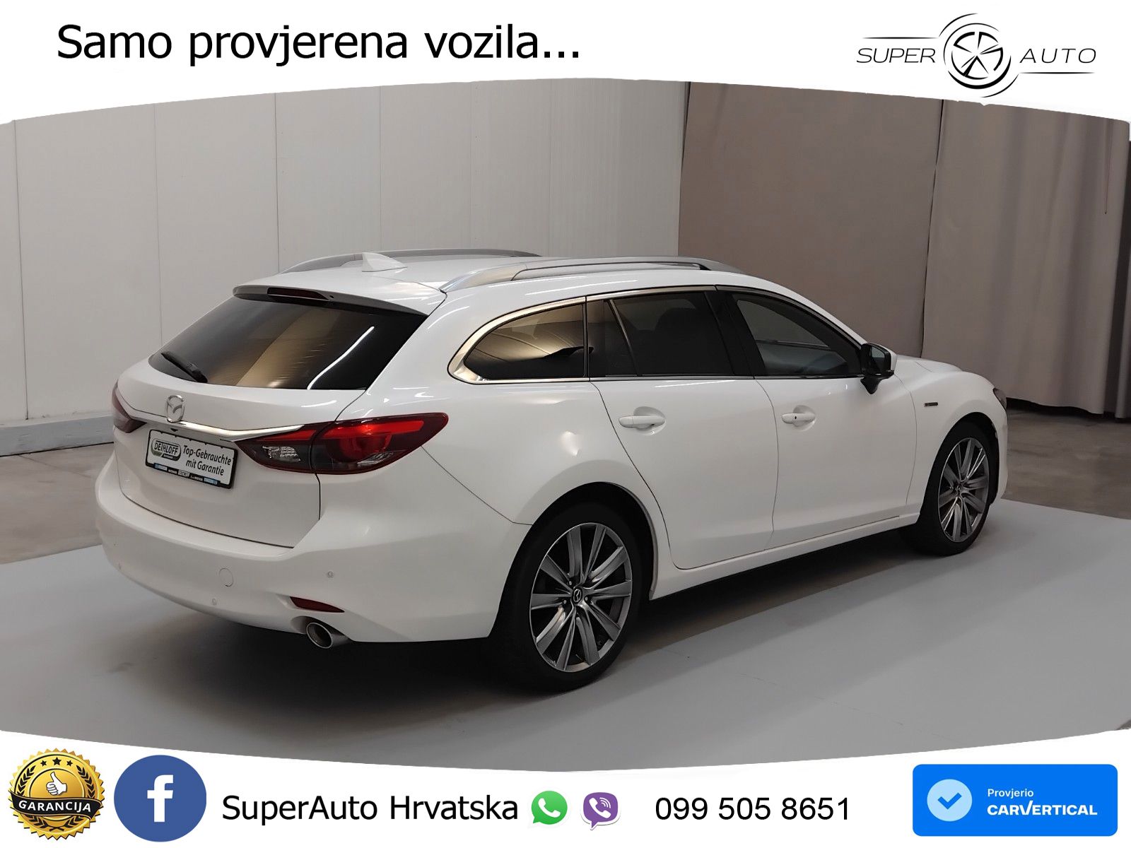 Mazda 6 Sport Combi 2.5 SKYACTIV-G (194 KS) SKYACTIV-Drive LED+GR SJED+ACC