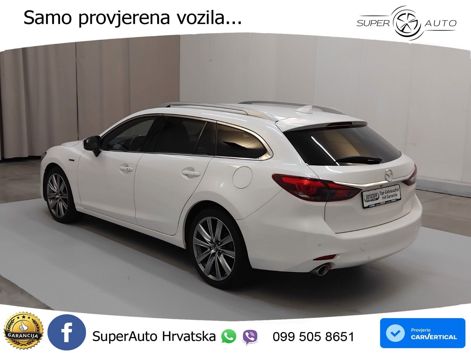 Mazda 6 Sport Combi 2.5 SKYACTIV-G (194 KS) SKYACTIV-Drive LED+GR SJED+ACC