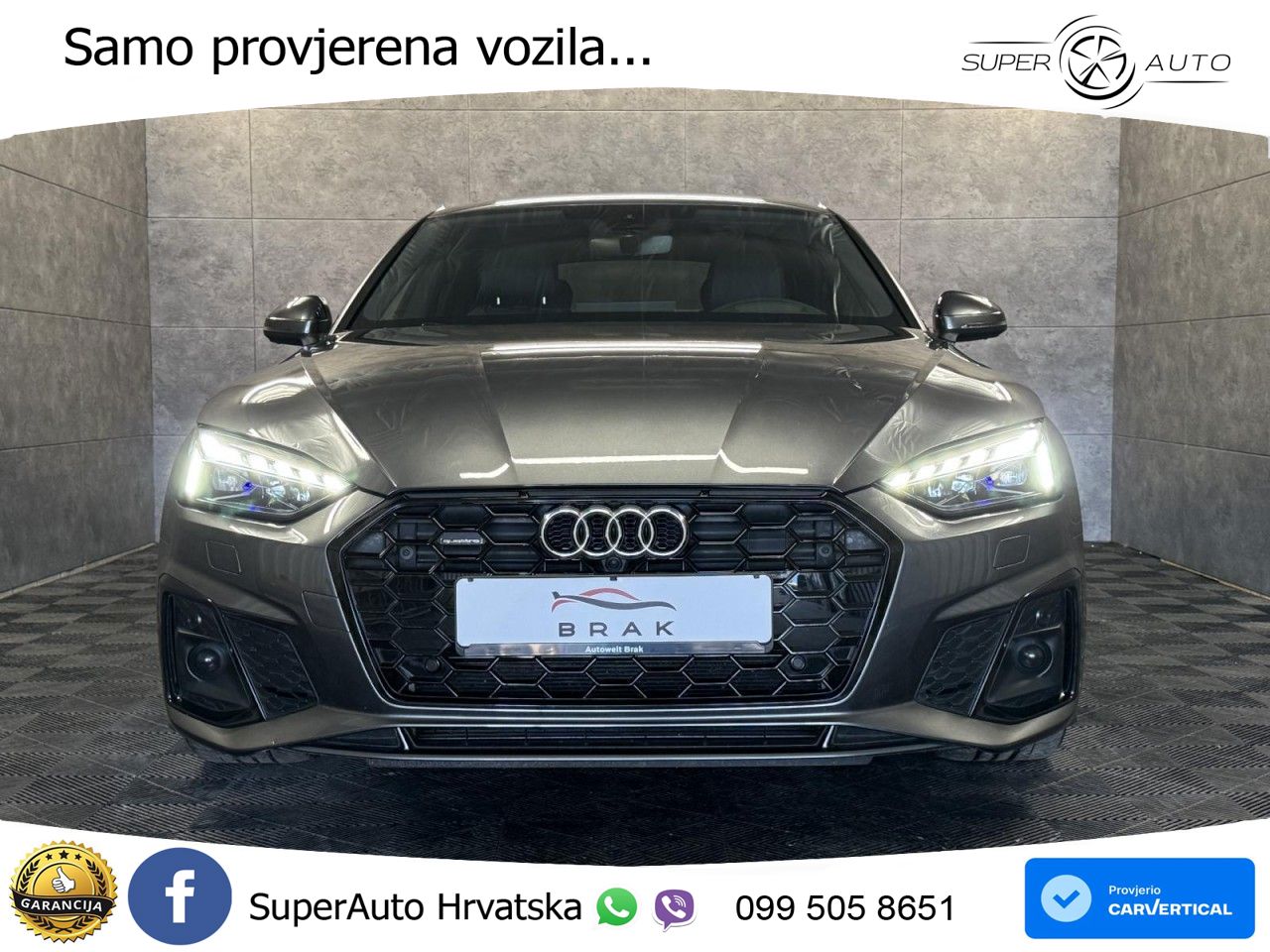 Audi A5 Sportback 50 TDI V6 (286 KS) quattro Tiptronic S line MATRIX+GR SJED+KAM
