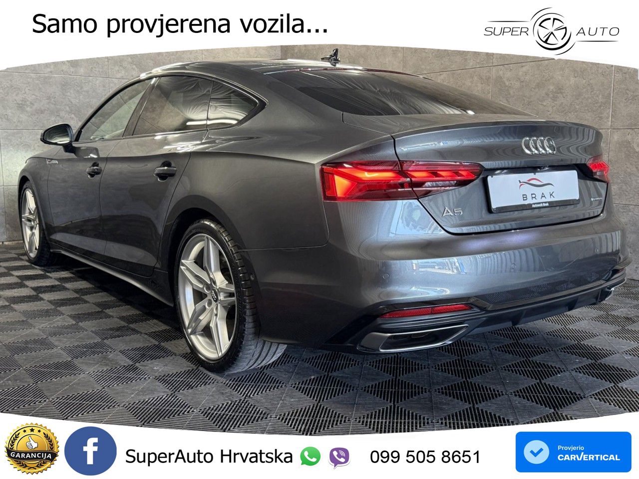 Audi A5 Sportback 50 TDI V6 (286 KS) quattro Tiptronic S line MATRIX+GR SJED+KAM