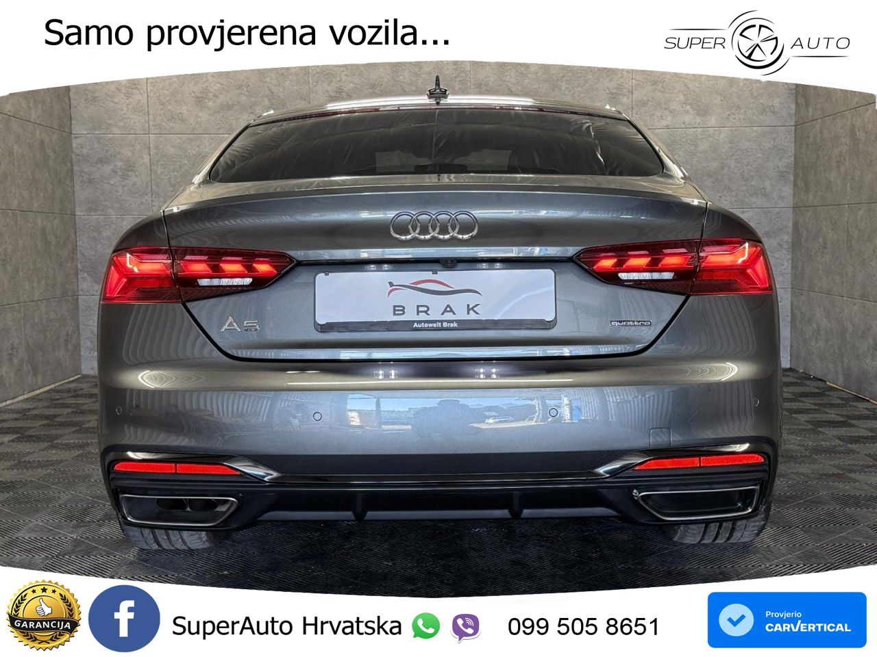 Audi A5 Sportback 50 TDI V6 (286 KS) quattro Tiptronic S line MATRIX+GR SJED+KAM