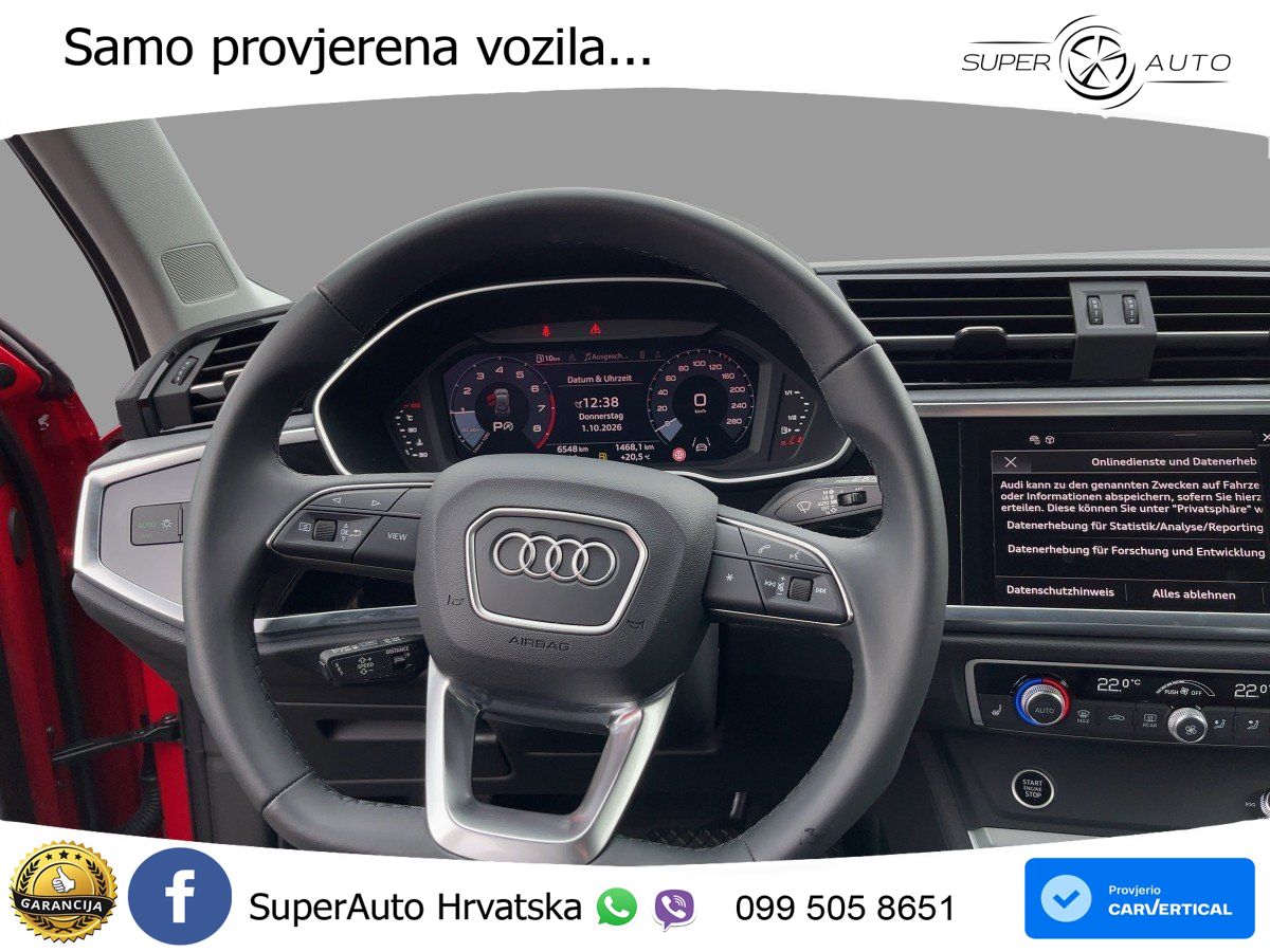 Audi Q3 35 TFSI (150 KS) S tronic S line LED+GR SJED+ACC