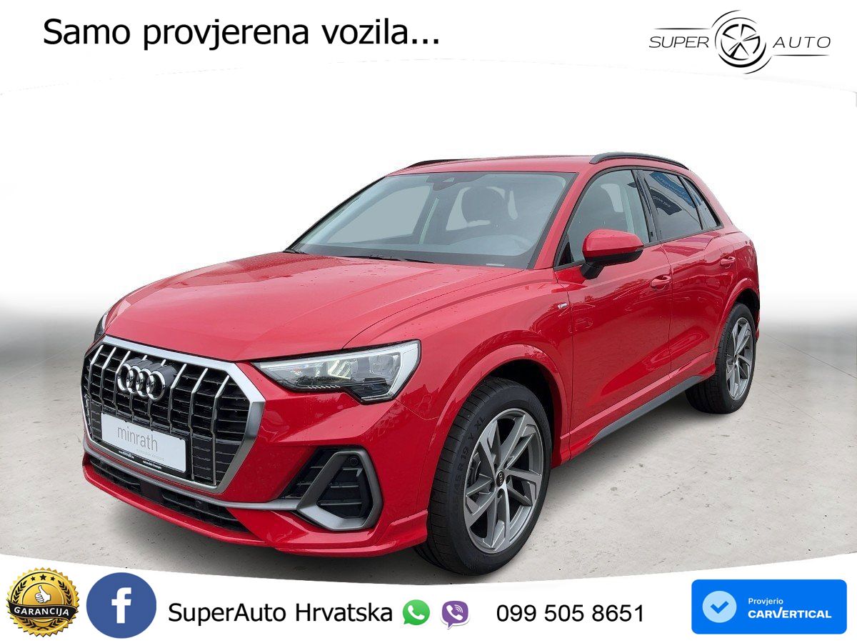 Audi Q3 35 TFSI (150 KS) S tronic S line LED+GR SJED+ACC
