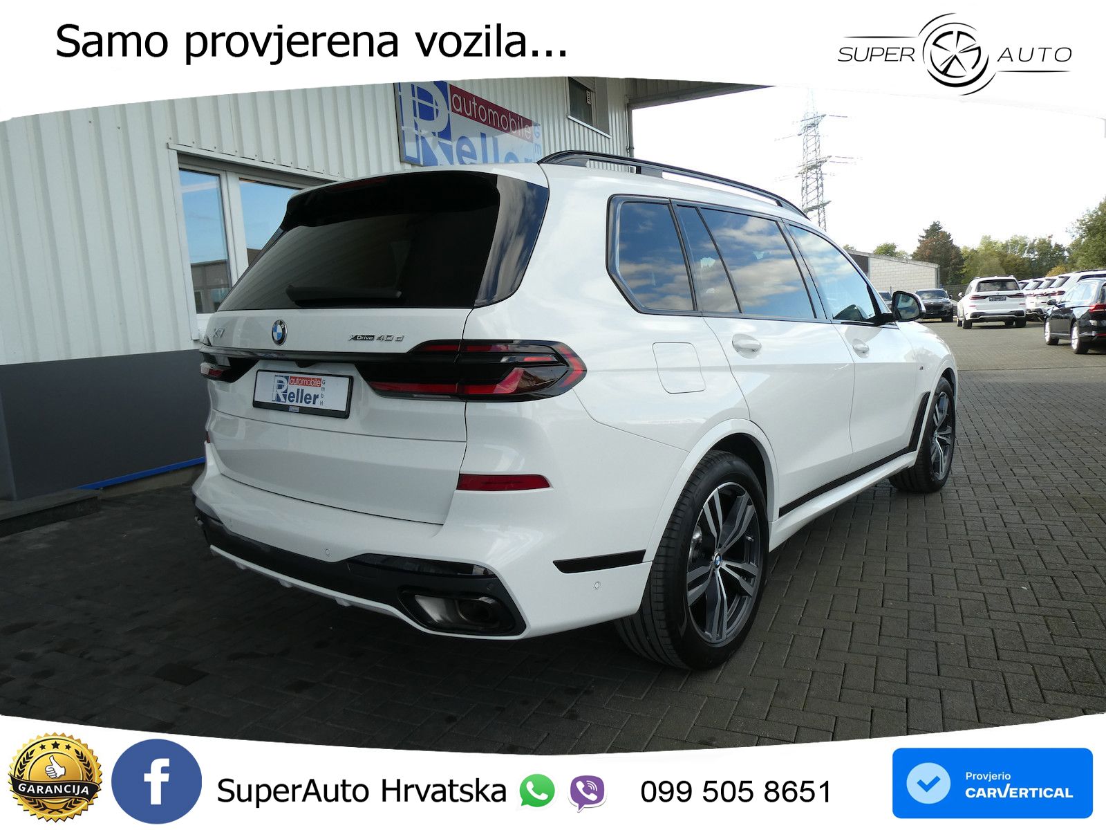BMW X7 40d (352 KS) xDrive Steptronic M Sport ZRAČNI+ACC+GR SJED+KAM+PANO
